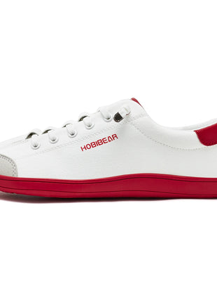 HOBIBEAR Wide Toe Barefoot Shoes for Unisex Minimalist Artificial Leather Sneakers Lightweight Adjustable Slip On Walking Shoes