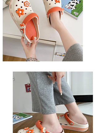 Fashion Sandals Waterproof Slippers Women Shoes Summer Outdoor Slides Soft Sole Clogs