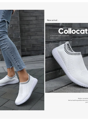 Women's Ultra Light Casual & Running Shoes, Fashionable Fly Woven Breathable Sports Sneakers