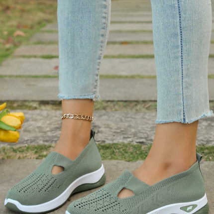 Zapatos de verano para mujer: zapatillas informales, sencillas, para las cuatro estaciones, ligeras, planas y lisas.