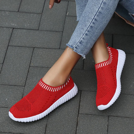 Zapatillas deportivas ultraligeras informales y para correr para mujer, deportivas transpirables y de moda con tejido Fly.