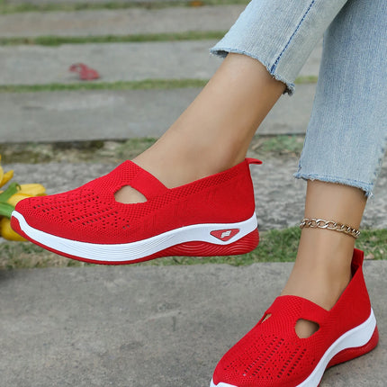 Zapatos de verano para mujer: zapatillas informales, sencillas, para las cuatro estaciones, ligeras, planas y lisas.