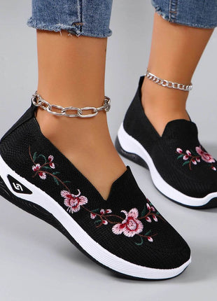 Spring and Autumn New Women's Sports Shoes Fashionable Breathable Lightweight Non-Slip Wear-Resistant Casual Sports Shoes Flat Shoes Loafers - MimiStylez