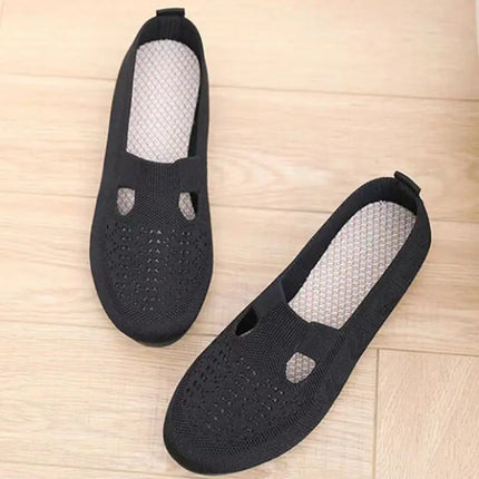 Zapatos sin cordones ligeros y transpirables para mujer