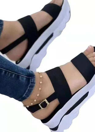 Women's Wedges Sandals  Summer New Woman Low Platform Shoes Sandals Heeled Fashion Shoes Female Footwear Wedges Shoes