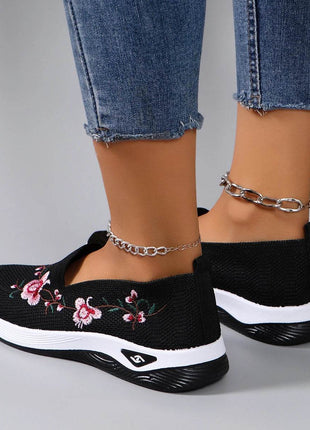 Spring and Autumn New Women's Sports Shoes Fashionable Breathable Lightweight Non-Slip Wear-Resistant Casual Sports Shoes Flat Shoes Loafers - MimiStylez