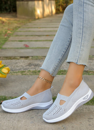 Women's summer shoes - casual sneaker, simple, four seasons general light flat solid women shoes
