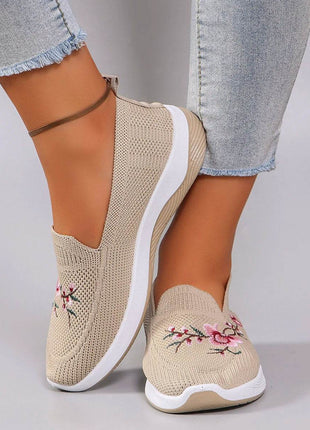 Spring and Autumn New Women's Sports Shoes Fashionable Breathable Lightweight Non-Slip Wear-Resistant Casual Sports Shoes Flat Shoes Loafers - MimiStylez