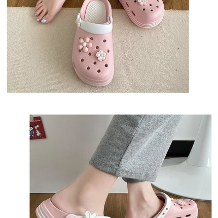 Fashion Sandals Waterproof Slippers Women Shoes Summer Outdoor Slides Soft Sole Clogs
