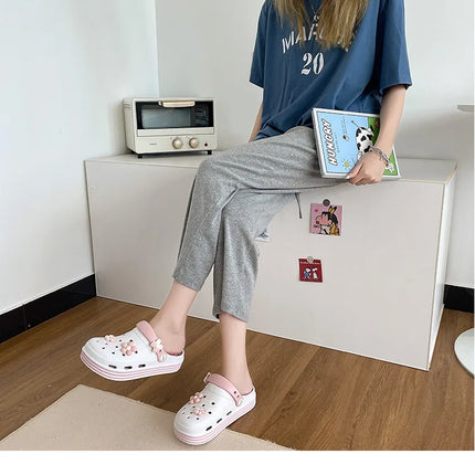 Fashion Sandals Waterproof Slippers Women Shoes Summer Outdoor Slides Soft Sole Clogs