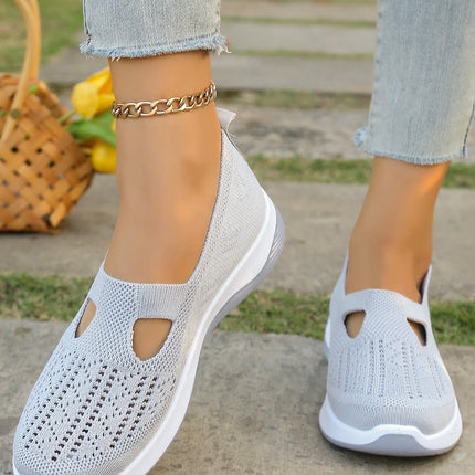 Zapatos de verano para mujer: zapatillas informales, sencillas, para las cuatro estaciones, ligeras, planas y lisas.