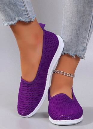 Women's summer breathable mesh flat shoes, casual sneakers - MimiStylez