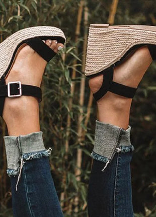 High Heels Women Wedge Heel Sandals Party Platform Wedges Heeled