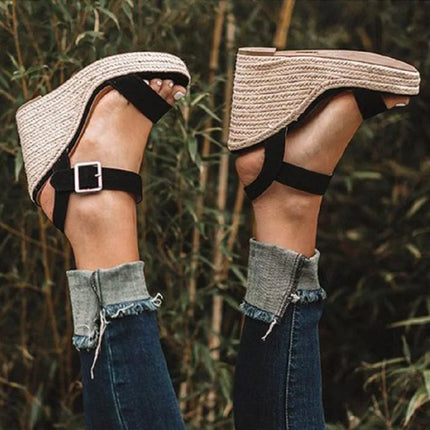 High Heels Women Wedge Heel Sandals Party Platform Wedges Heeled