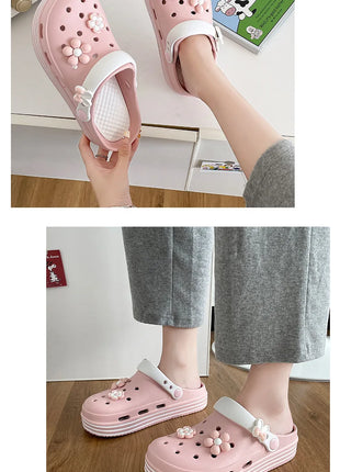 Fashion Sandals Waterproof Slippers Women Shoes Summer Outdoor Slides Soft Sole Clogs