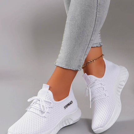 Women's summer breathable mesh flat shoes, women's shoes - MimiStylez