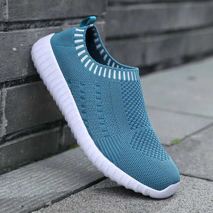 Zapatillas deportivas ultraligeras informales y para correr para mujer, deportivas transpirables y de moda con tejido Fly.