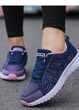 Women Casual Shoes Fashion Breathable Walking Mesh Flat Shoes Sneakers Women Gym Shoes Female Footwear