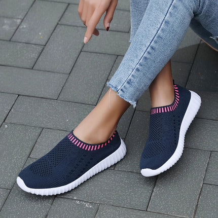 Zapatillas deportivas ultraligeras informales y para correr para mujer, deportivas transpirables y de moda con tejido Fly.