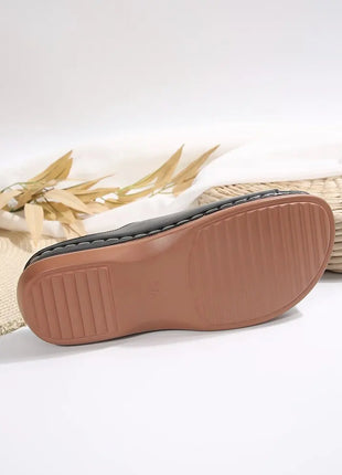 Women's Summer Sandals Orthopedic Soft Outdoor Slip-On Casual Wedge Heel Sandals