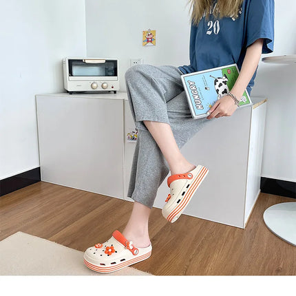 Fashion Sandals Waterproof Slippers Women Shoes Summer Outdoor Slides Soft Sole Clogs