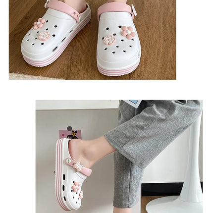 Fashion Sandals Waterproof Slippers Women Shoes Summer Outdoor Slides Soft Sole Clogs