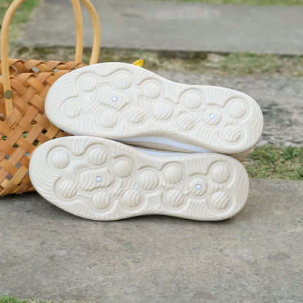 Zapatos de verano para mujer: zapatillas informales, sencillas, para las cuatro estaciones, ligeras, planas y lisas.