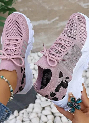 Women's Shoes [Leopard print sneakers] lightweight and breathable women's casual sneakers - MimiStylez