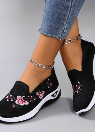 Spring and Autumn New Women's Sports Shoes Fashionable Breathable Lightweight Non-Slip Wear-Resistant Casual Sports Shoes Flat Shoes Loafers - MimiStylez