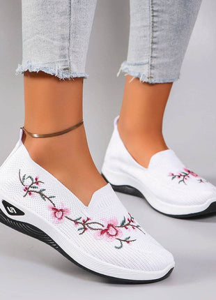 Spring and Autumn New Women's Sports Shoes Fashionable Breathable Lightweight Non-Slip Wear-Resistant Casual Sports Shoes Flat Shoes Loafers - MimiStylez
