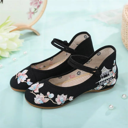 Embroidery Women Shoes, Vintage Woman Sneakers