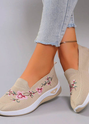 Spring and Autumn New Women's Sports Shoes Fashionable Breathable Lightweight Non-Slip Wear-Resistant Casual Sports Shoes Flat Shoes Loafers - MimiStylez