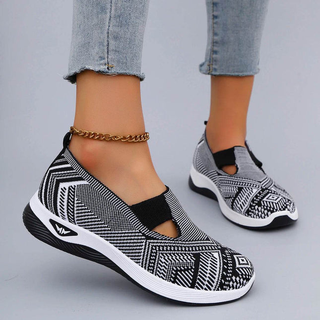 Women's summer breathable mesh flat shoes casual sneakers shoes - MimiStylez