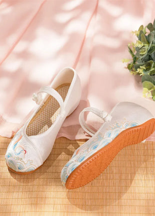 Embroidery Women Shoes, Vintage Woman Sneakers