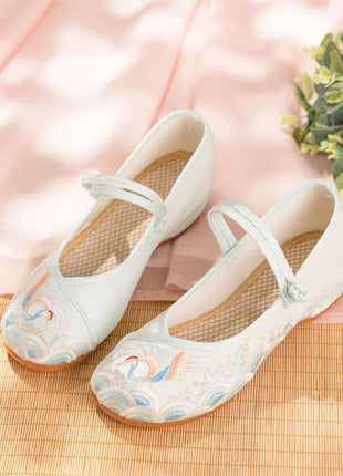 Embroidery Women Shoes, Vintage Woman Sneakers