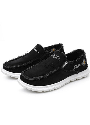 Women's shoes Daisy embroidery, casual sneaker - MimiStylez