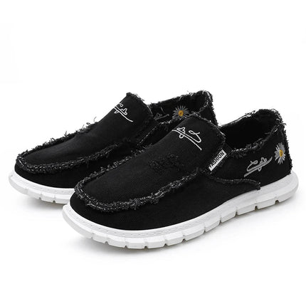 Women's shoes Daisy embroidery, casual sneaker - MimiStylez