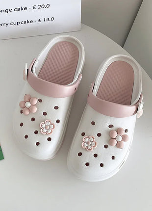 Fashion Sandals Waterproof Slippers Women Shoes Summer Outdoor Slides Soft Sole Clogs