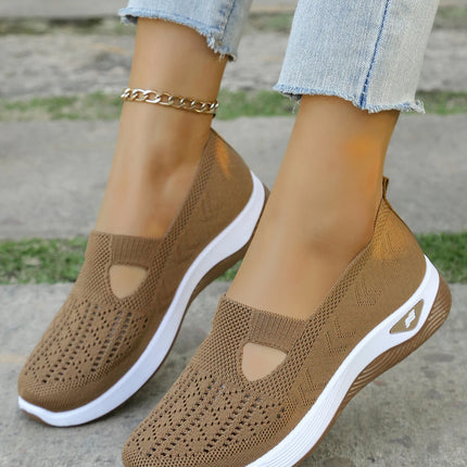 Zapatos de verano para mujer: zapatillas informales, sencillas, para las cuatro estaciones, ligeras, planas y lisas.