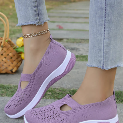 Zapatos de verano para mujer: zapatillas informales, sencillas, para las cuatro estaciones, ligeras, planas y lisas.