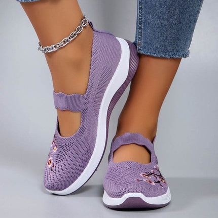 Women's summer breathable mesh flat shoes women's shoes casual shoes - MimiStylez
