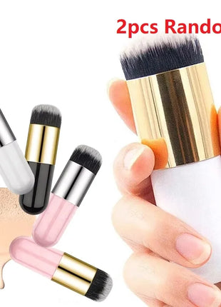 Brush Large Small Fat Pier Foundation Make-Up Brush Bb Cream Mushroom Brush No Powder No Mark Foundation Make-Up Brush