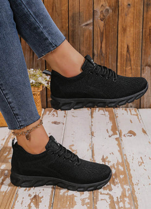 Women's shoes breathable sneakers, casual sneaker lace-up hoes, lightweight shoes - MimiStylez