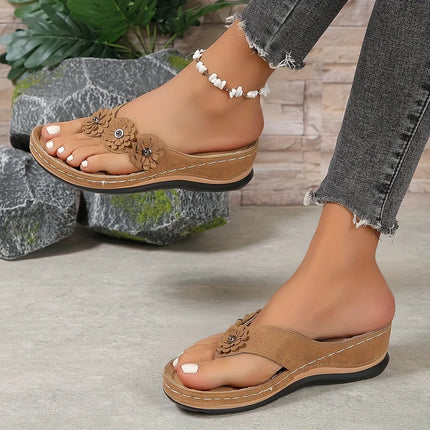 Flip-Flops for Women - Comfy Slip-On Casual Outdoor Footwear
