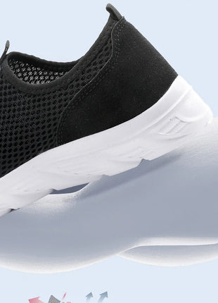 Lightweight Men Casual Shoes Breathable Slip on Male Casual Sneakers Anti-slip Men's Flats Outdoor Walking Shoes Size ds