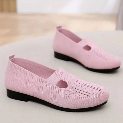Zapatos sin cordones ligeros y transpirables para mujer