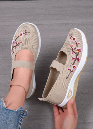 Women's summer breathable mesh flat shoes women's shoes casual shoes - MimiStylez