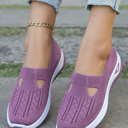 Zapatos de verano para mujer: zapatillas informales, sencillas, para las cuatro estaciones, ligeras, planas y lisas.