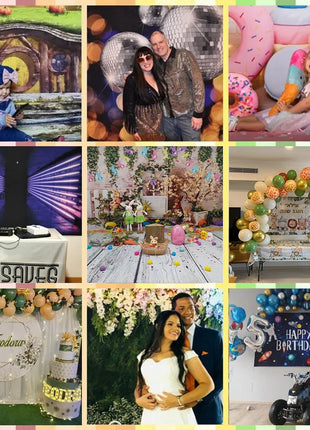 Christmas Backdrop Winter Window Xmas Tree Snowy Night Christmas Backdrop