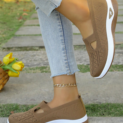 Zapatos de verano para mujer: zapatillas informales, sencillas, para las cuatro estaciones, ligeras, planas y lisas.